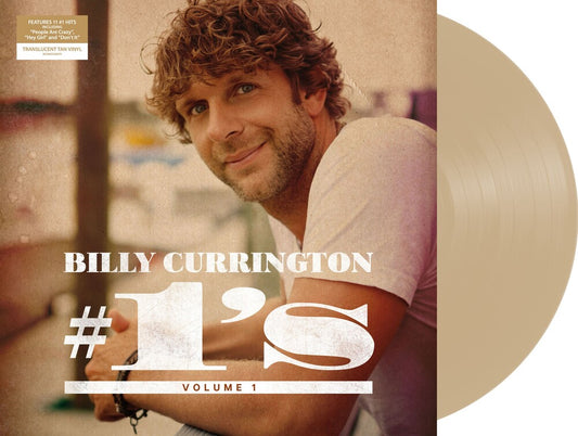 the album cover for Billy Currington - #1's - Volume 1 [Lmited Edition Tan LP] 
