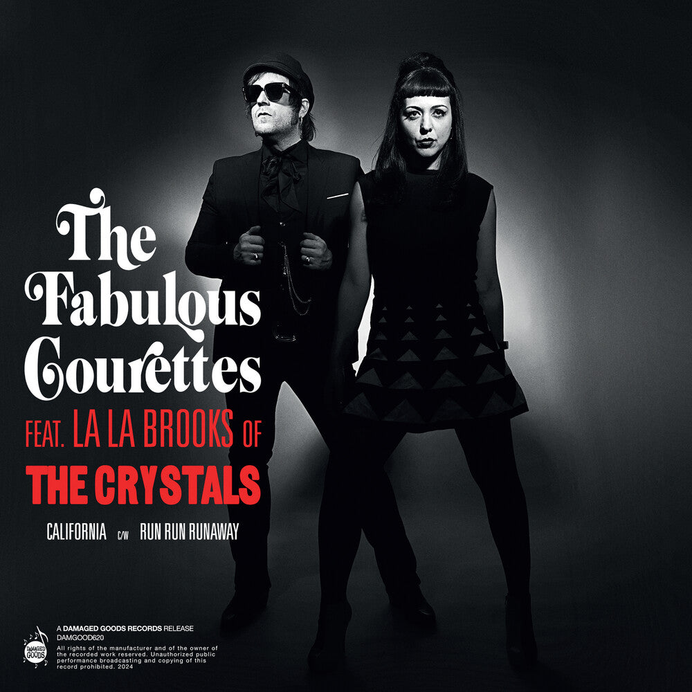 the album cover for Courettes - California [Colored Vinyl] (Red)