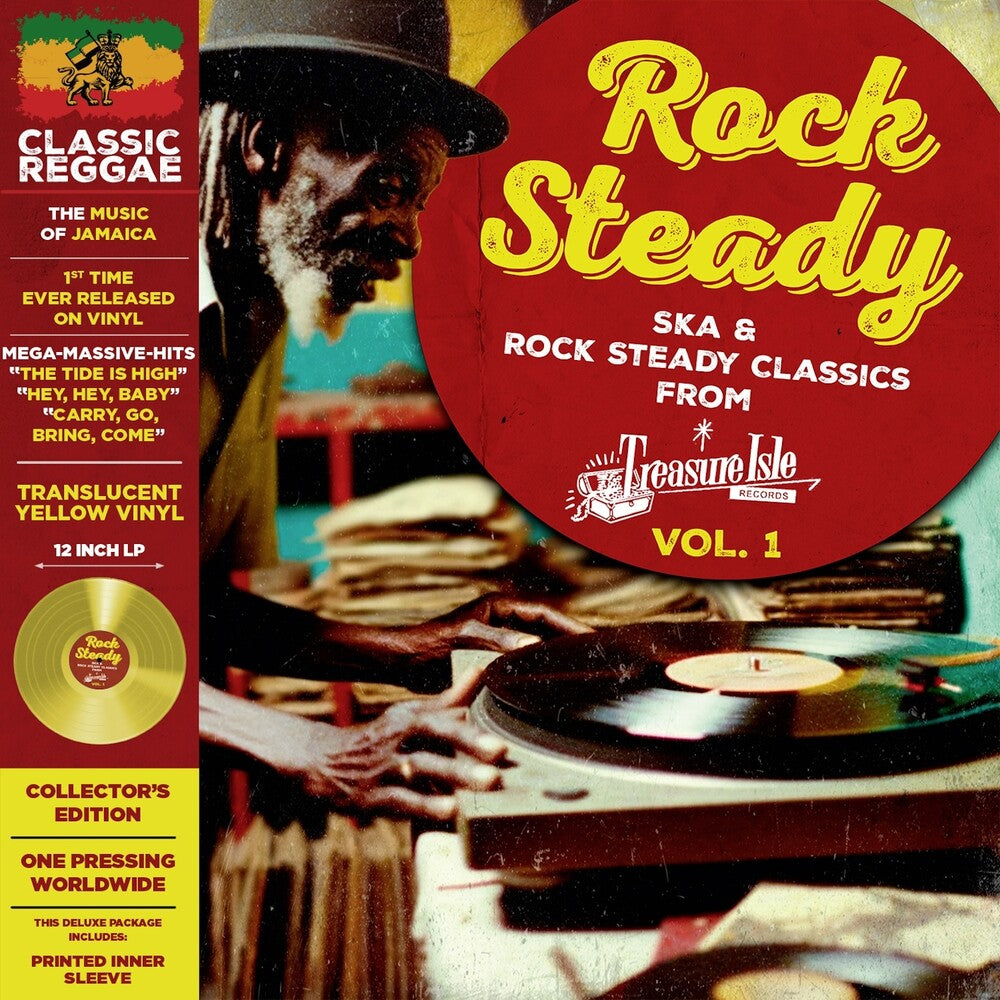the album cover for Rock Steady - Ska & Rock Steady Classics From Treasure Isle V. 1