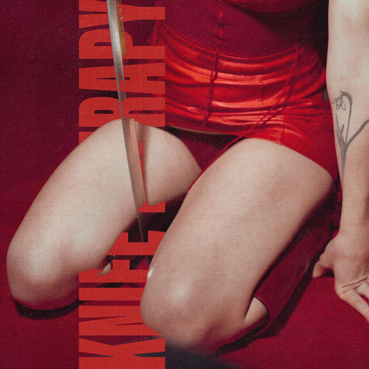 the album cover for Lys Morke - Knife Therapy