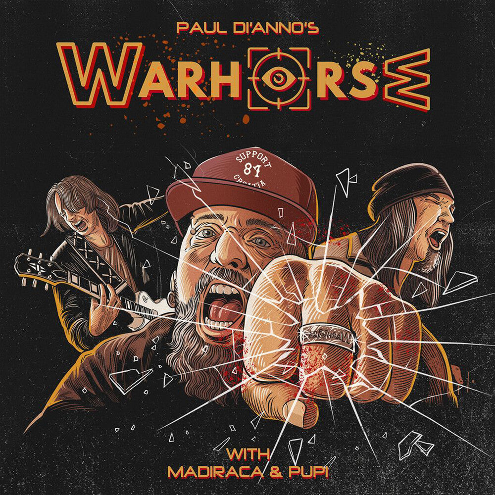 the album cover for Paul Di'anno's  Warhorse - Paul Di'anno's Warhorse