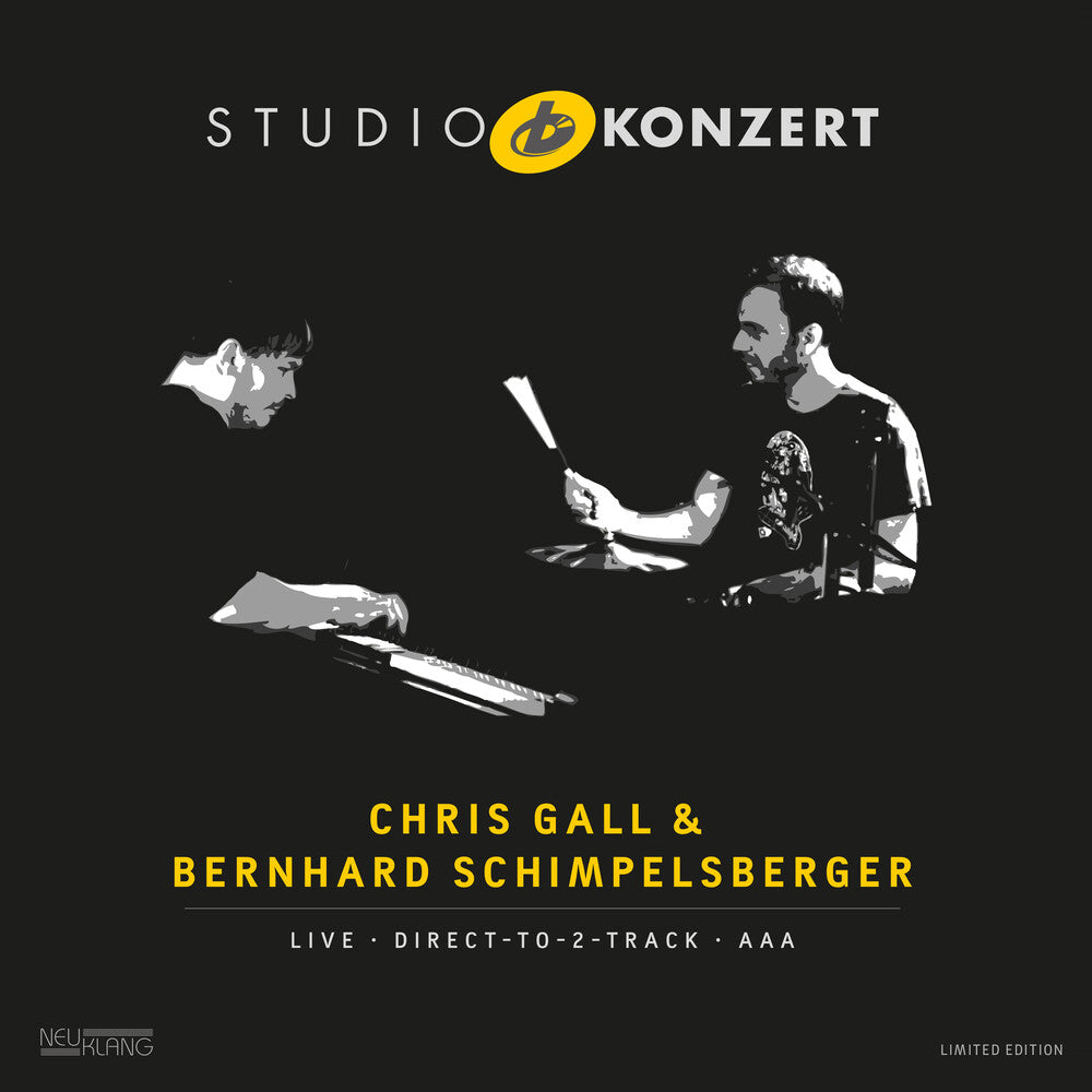 the album cover for Chris Gall  & Schimpelsberger,Bernhard - Studio Konzert