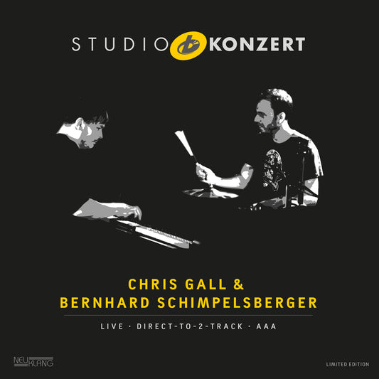 the album cover for Chris Gall  & Schimpelsberger,Bernhard - Studio Konzert
