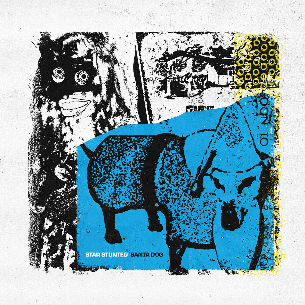 the album cover for Star Stunted - Santa Dog [Colored Vinyl] (Ylw)