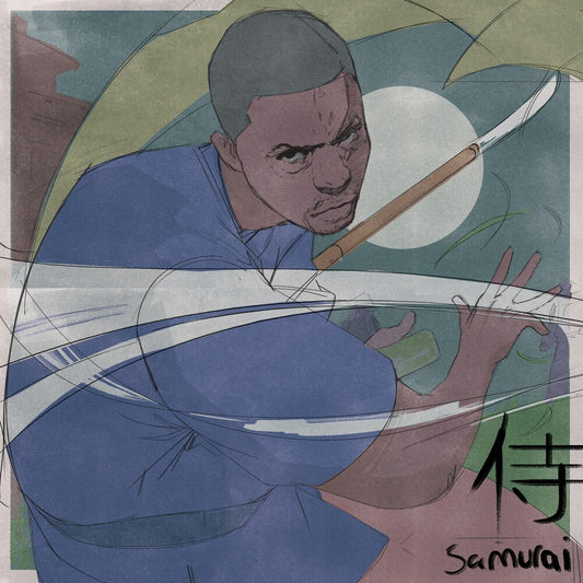 the album cover for Lupe Fiasco - Samurai [LP]