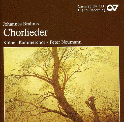 the album cover for J. BRAHMS - Songs for Choir