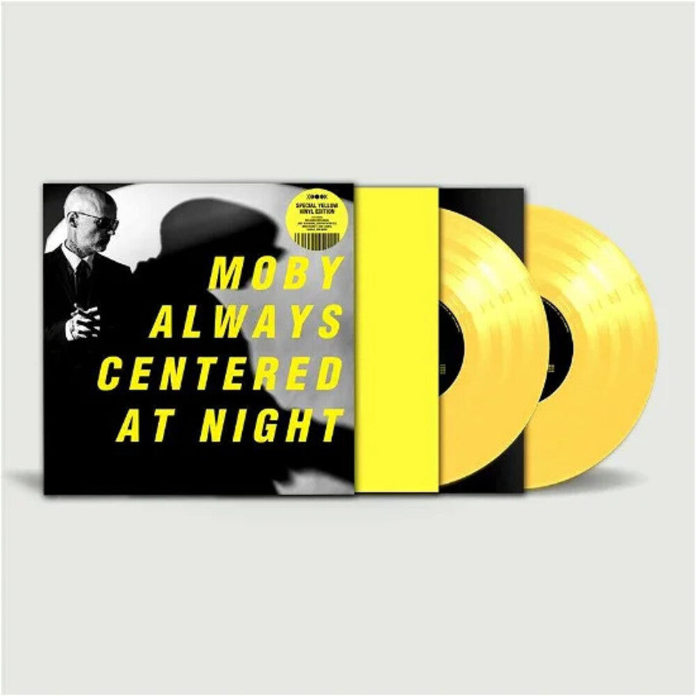 the album cover for Moby - Always Centered At Night [Colored Vinyl] [Limited Edition] (Ylw) (Uk)