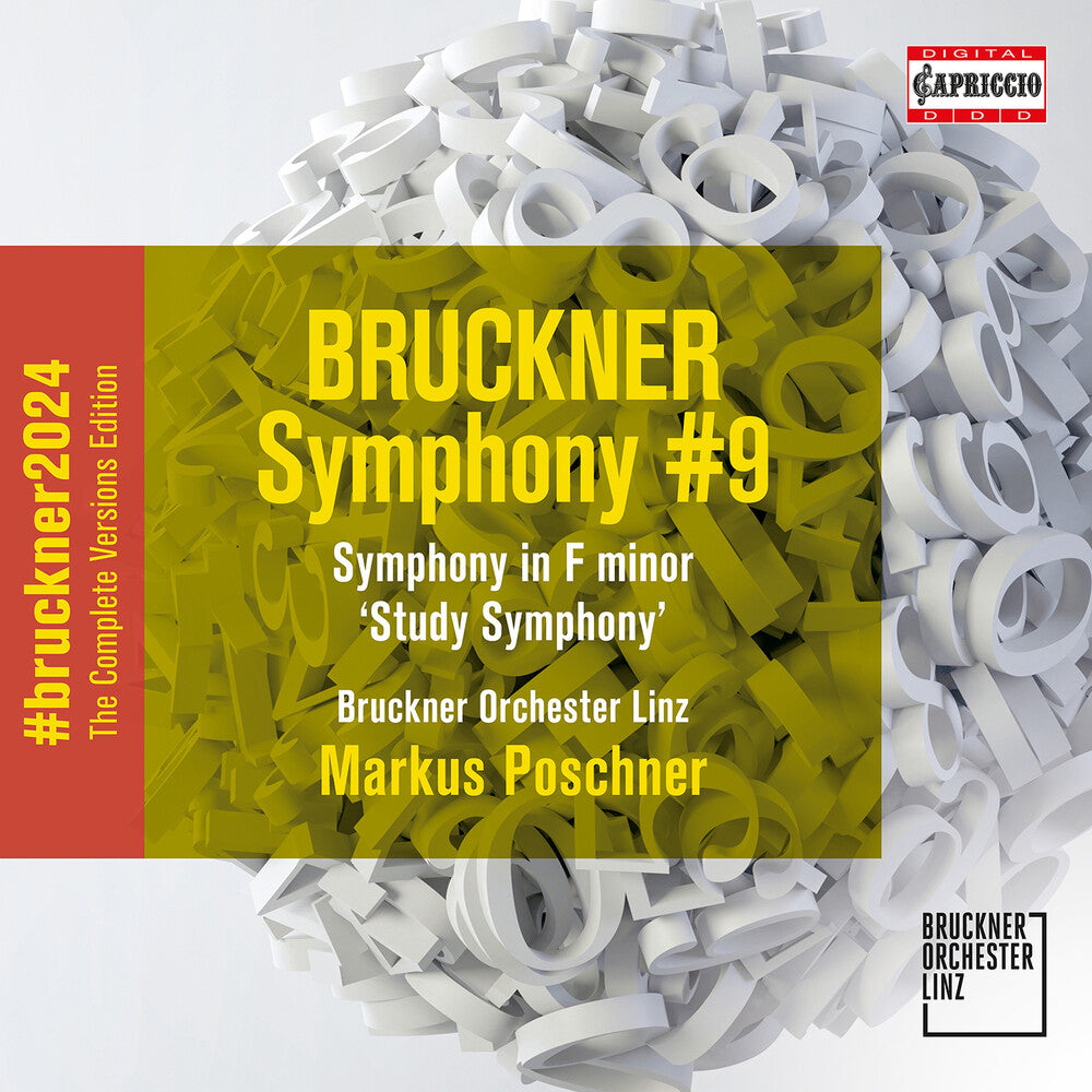 the album cover for Bruckner / Bruckner Orchester Linz - Symphony No. 9 Symphony In F Minor Study