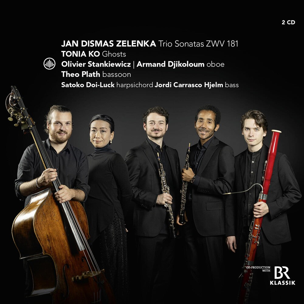 the album cover for Zelenka / Stankiewicz / Djikoloum - Trio Sonatas Zwv 181 Ghosts