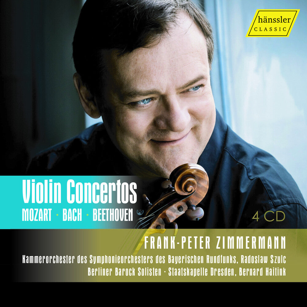 the album cover for J Bach .S. / Mozart / Beethoven,L.V. / Dresden - Violin Concertos