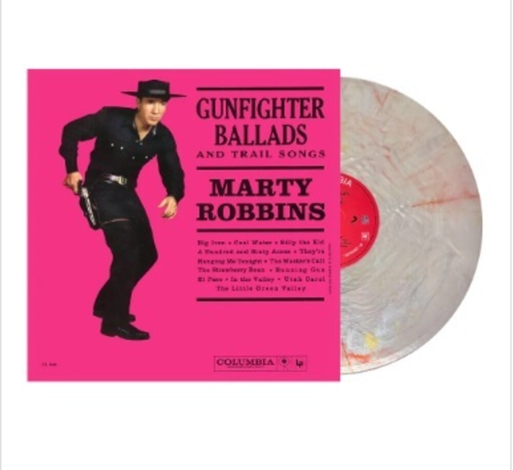 the album cover for Marty Robbins - Sings Gunfighter Ballads And Trail Songs [Colored Vinyl]