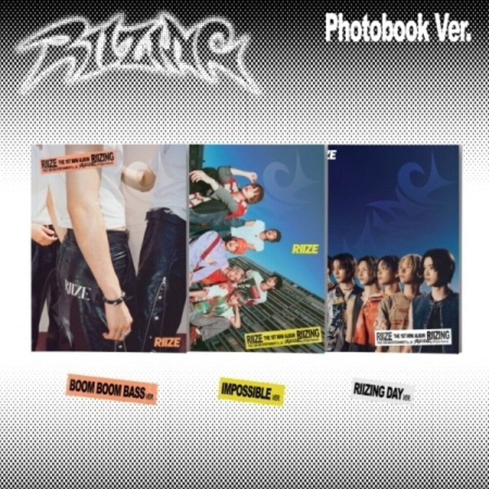 the album cover for Riize - Riizing - Photo Book Version - Random Cover (Post)