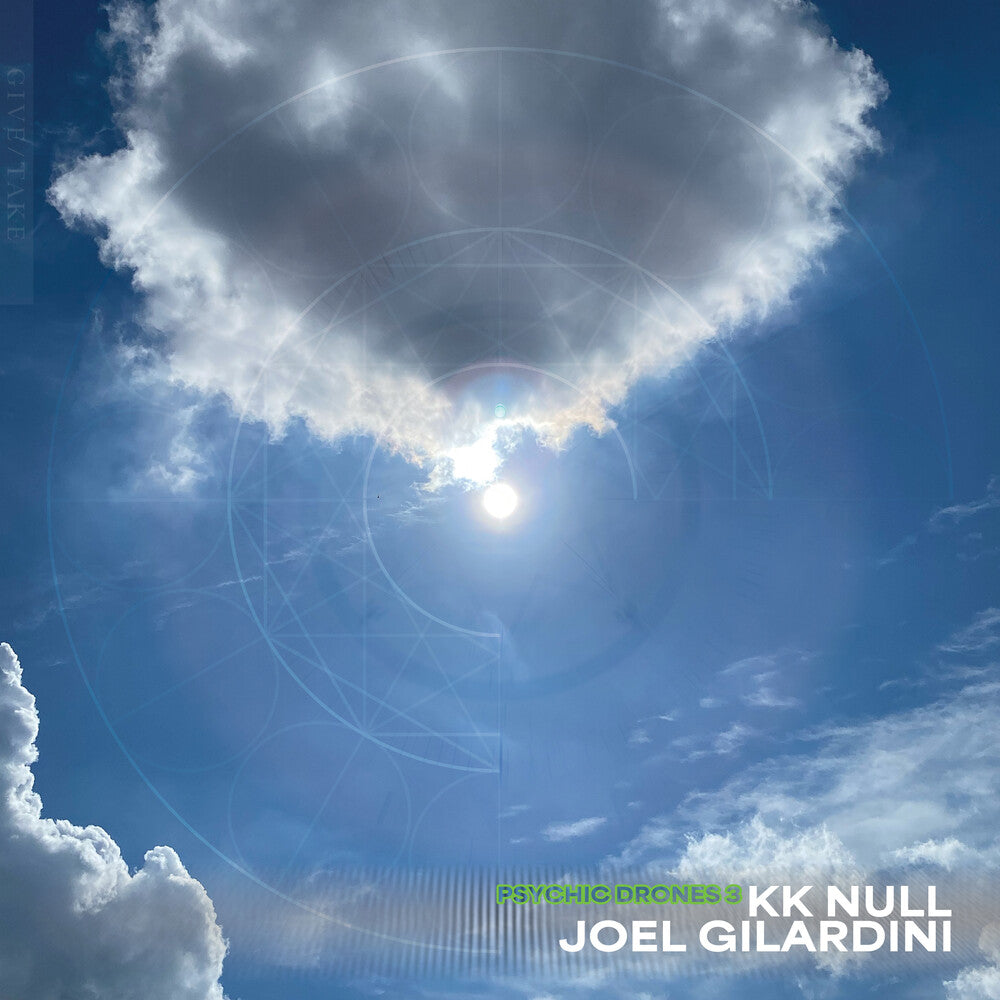 the album cover for Kk Null / Joel Gilardini - Psychic Drones 3 [Limited Edition] (Spkg)