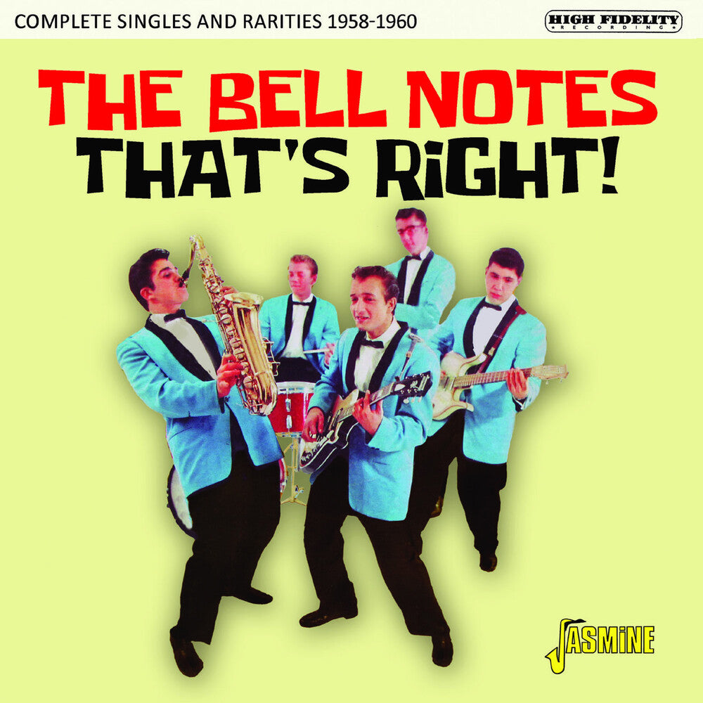 the album cover for BELL NOTES - That's Right: Complete Singles & Rarities 1958-60