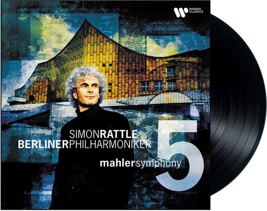 the album cover for Simon Rattle  / Berliner Philharmoniker - Mahler Symphony No.5