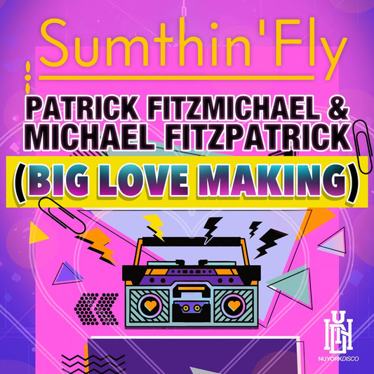the album cover for Sumthin'fly - Patrick Fitzmichael & Michael Fitzpatrick (Big Lov