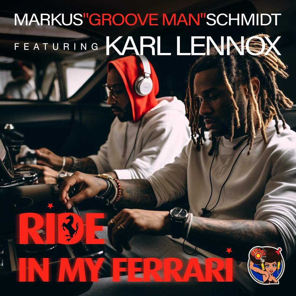 the album cover for Schmidt, Markus Groove Man Featuring Karl Lennox - Ride In My Ferrari (Mod)
