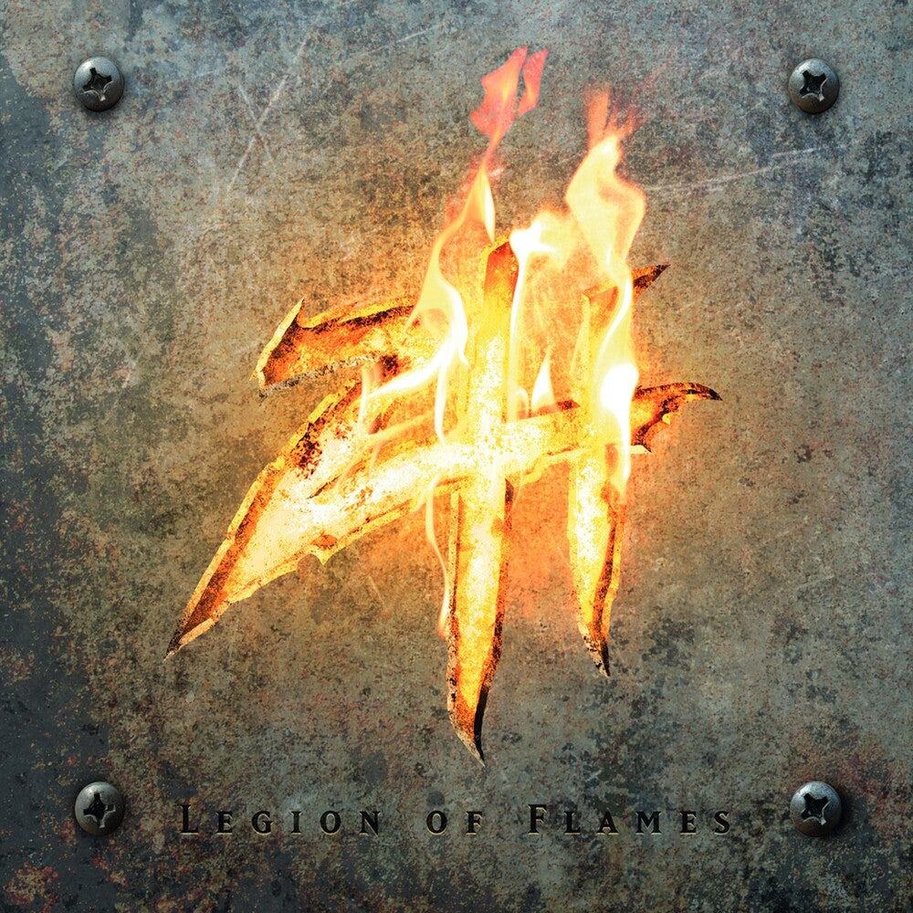 the album cover for Zimmers Hole - Legion Of Flames