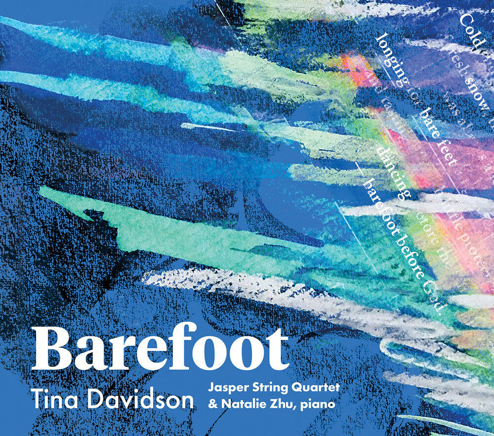 the album cover for Davidson / Zhu / Jasper String Quartet - Barefoot