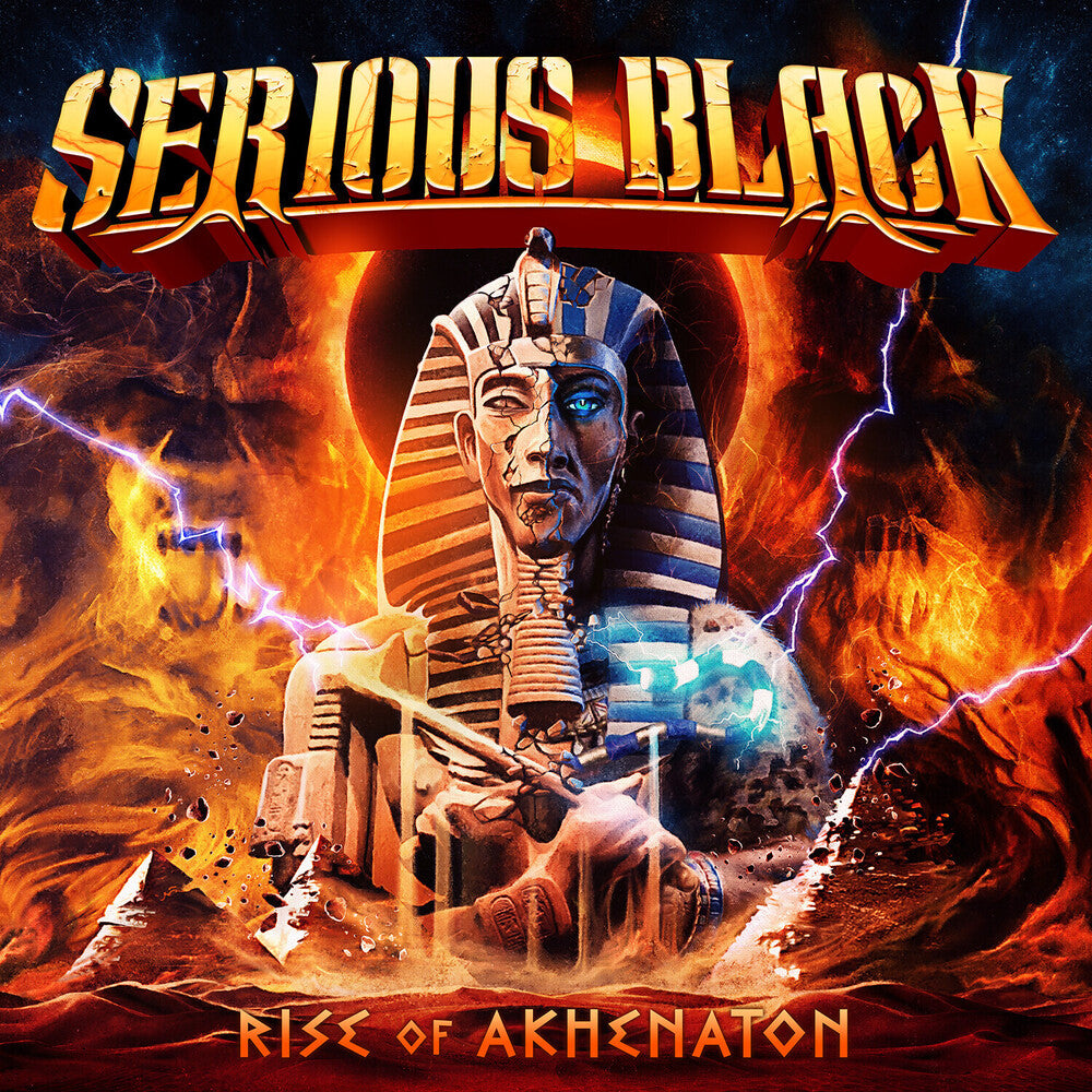 the album cover for Serious Black - Rise Of Akhenaton [Digipak]