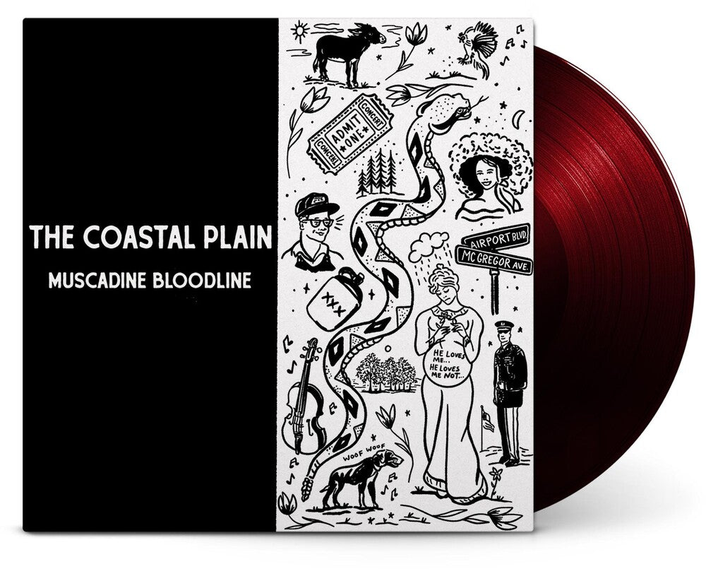 the album cover for Muscadine Bloodline - The Coastal Plain [Indie Exclusive Maroon LP]