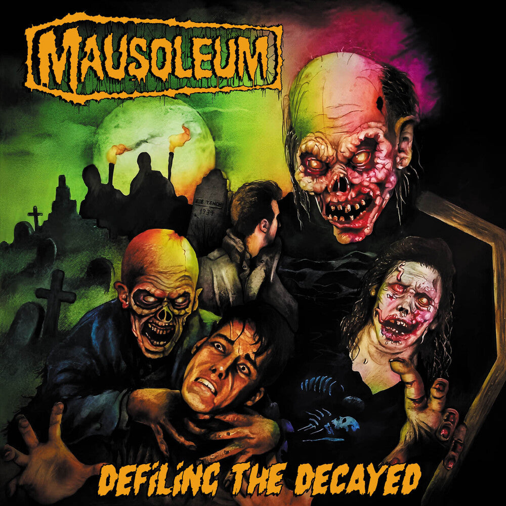 the album cover for Mausoleum - Defiling The Decayed (Blk) [Limited Edition]