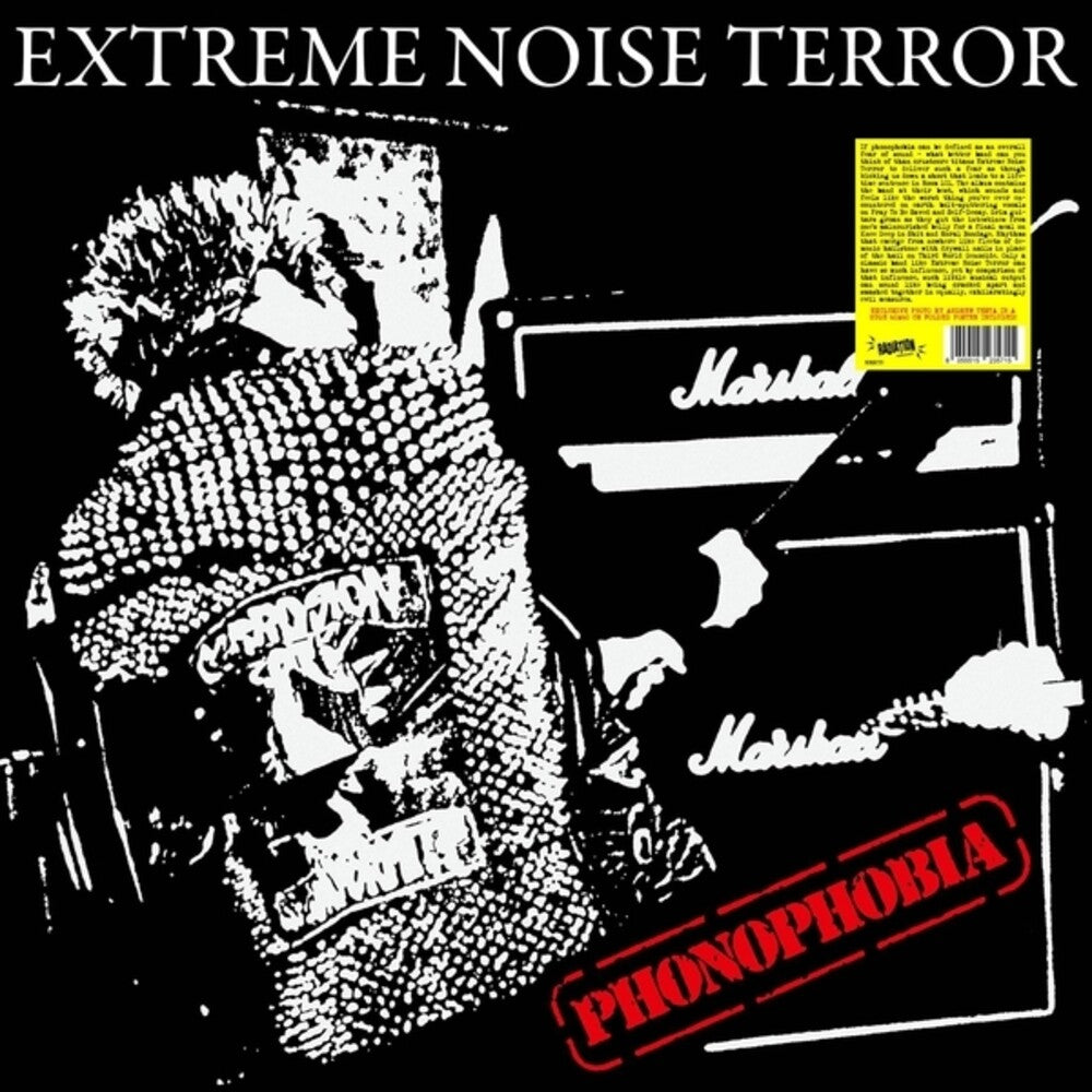 the album cover for Extreme Noise Terror - Phonophobia (Post) (Uk)