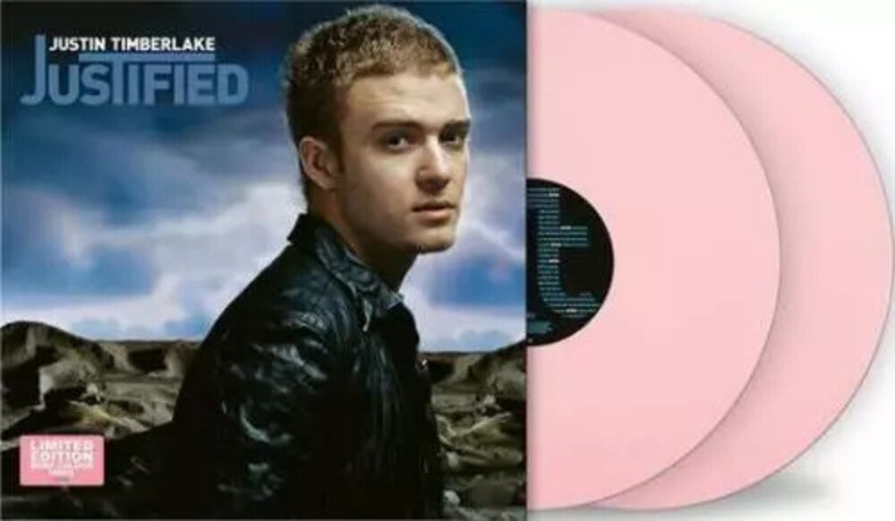 the album cover for Justin Timberlake - Justified - Limited Edition [Colored Vinyl] (Ltbl) (Ita)