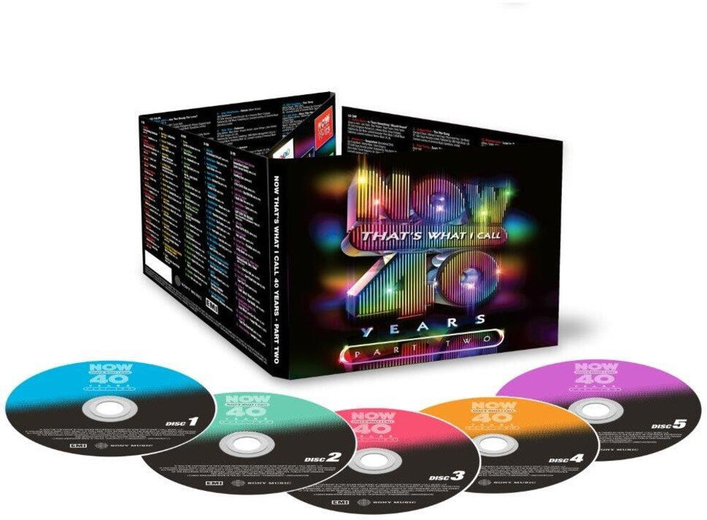 the album cover for Now That's What I Call 40 Years Part 2 / Various - Now That's What I Call 40 Years Part 2 / Various