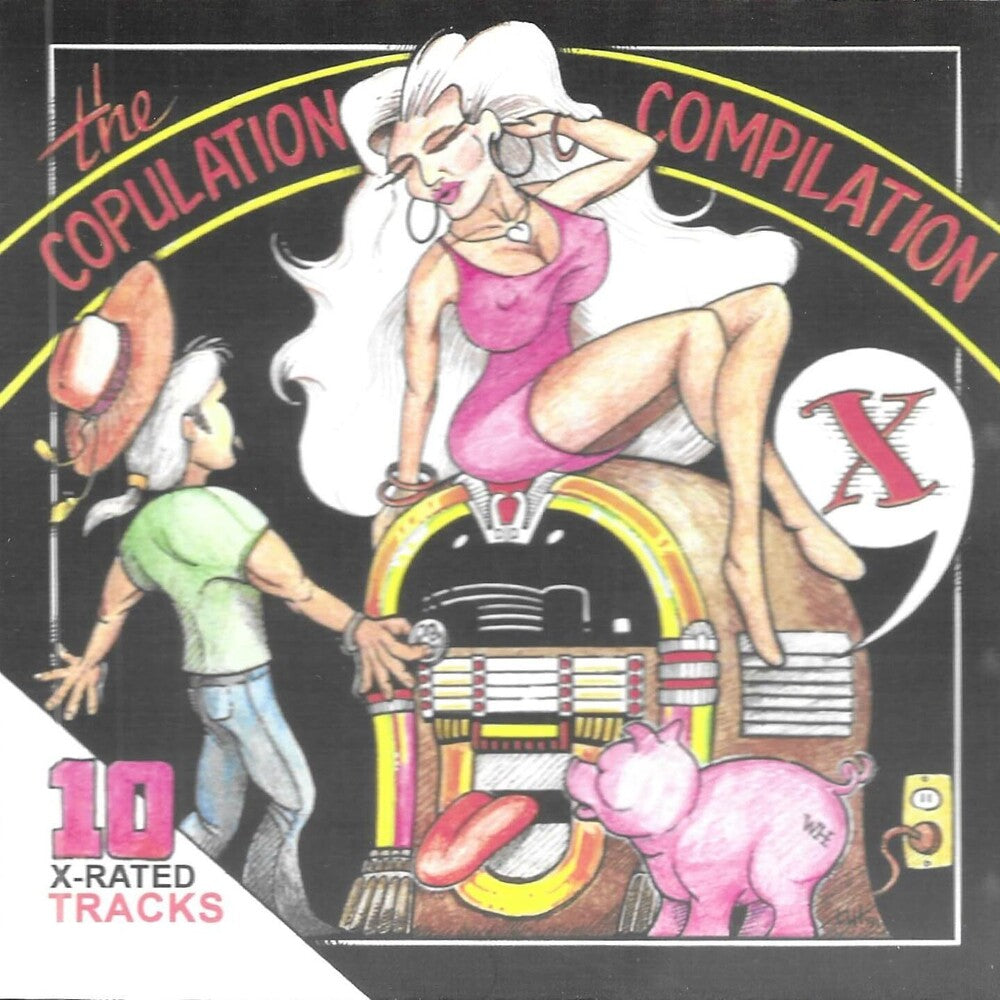the album cover for Copulation Compilation-10 X-Rated Tracks / Var - Copulation Compilation