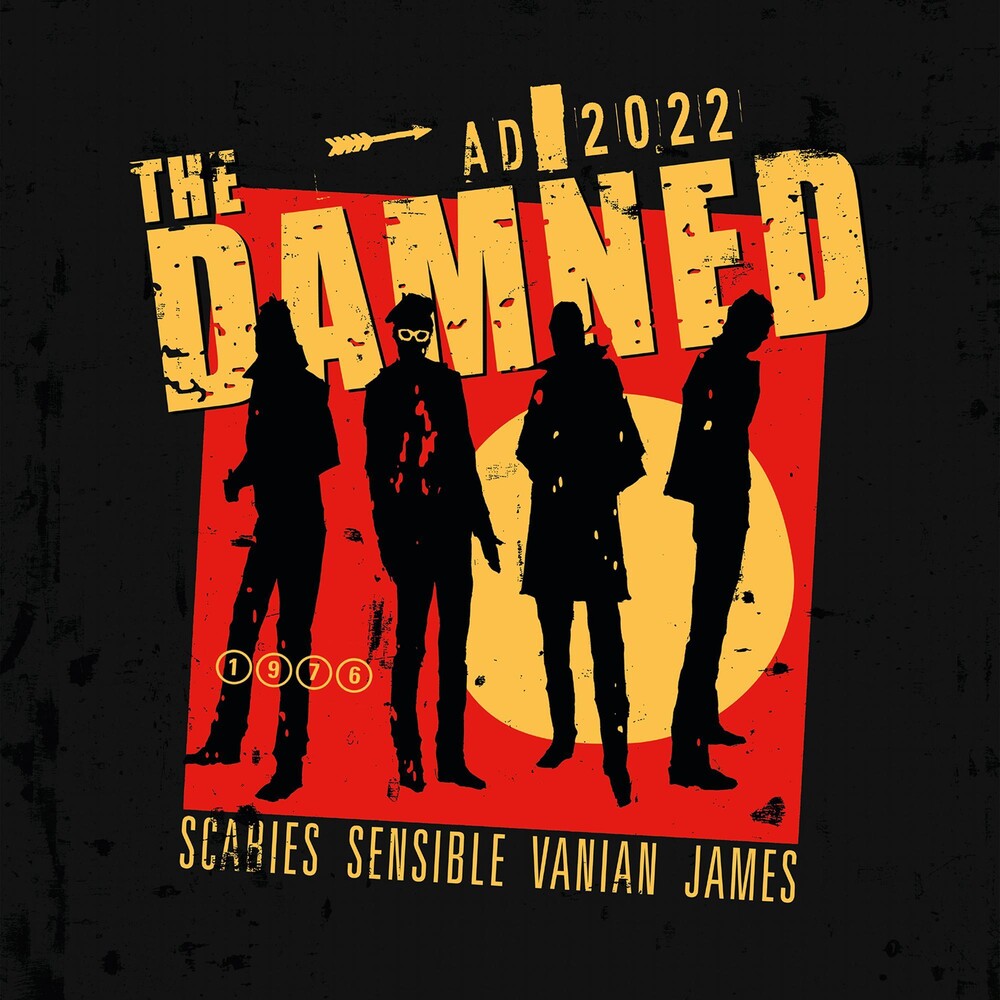 the album cover for The Damned - AD 2022 - Live in Manchester [2 LP]
