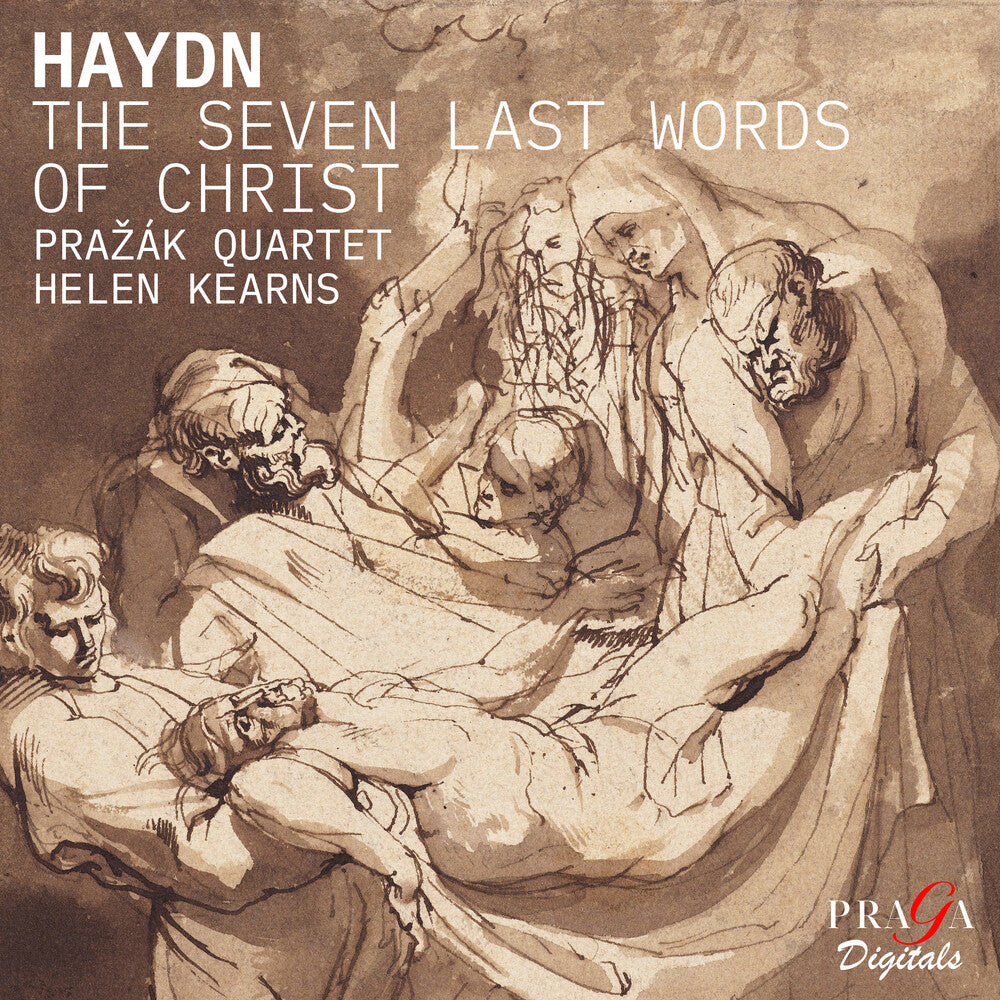 the album cover for Prazak Quartet - Haydn: Seven Last Words (Arr. For String Qrt
