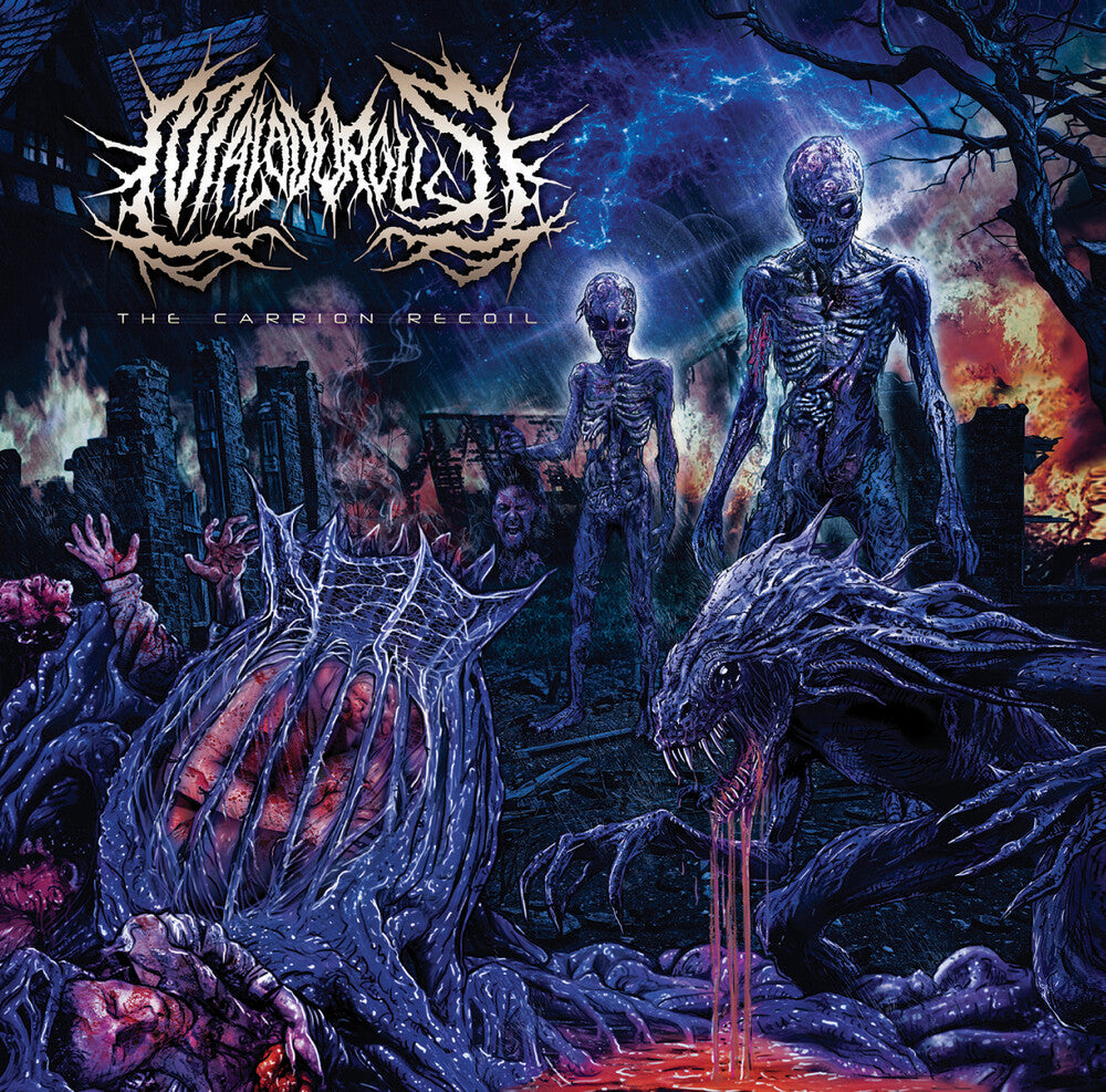 the album cover for Malodorous - Carrion Recoil