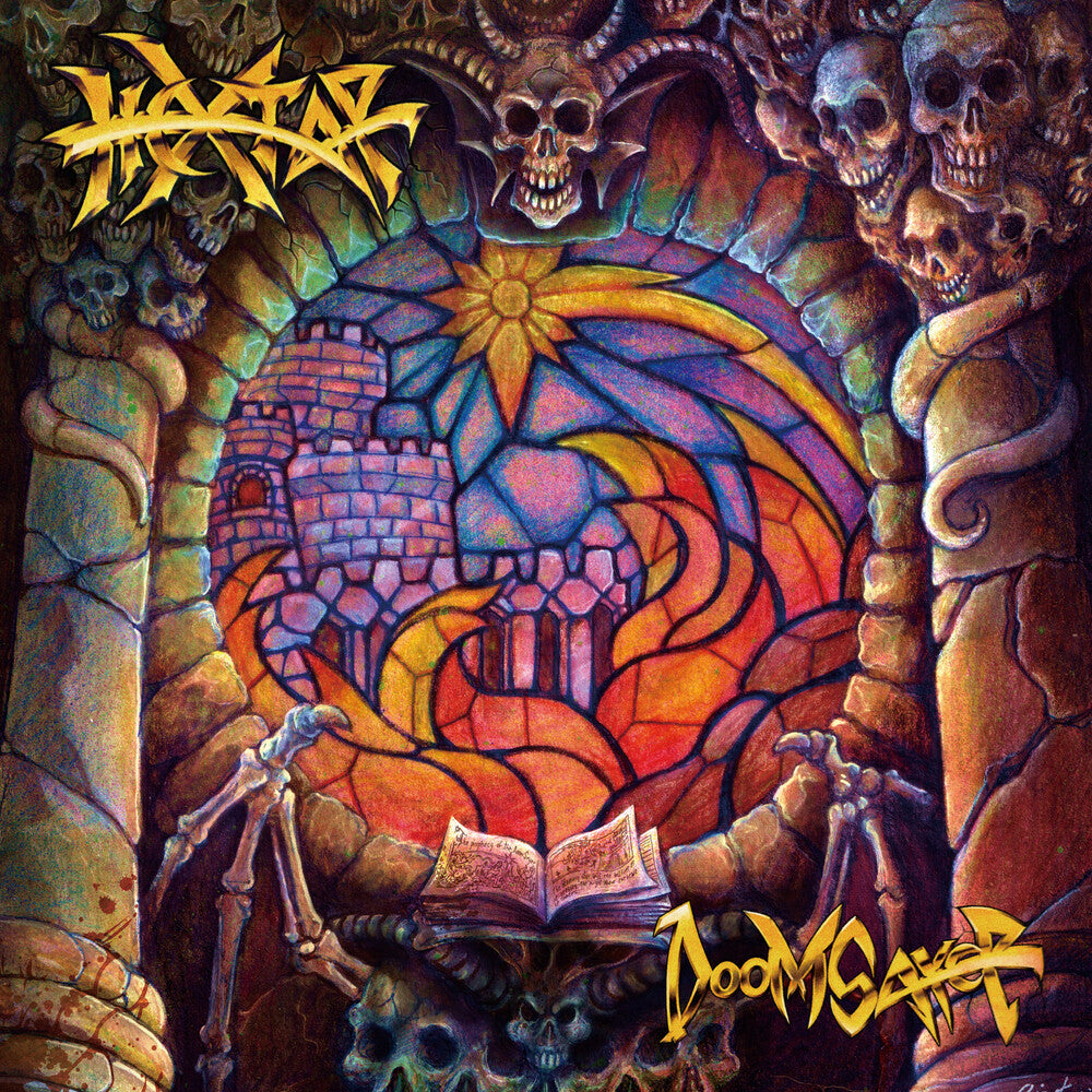 the album cover for Hextar - Doomsayer