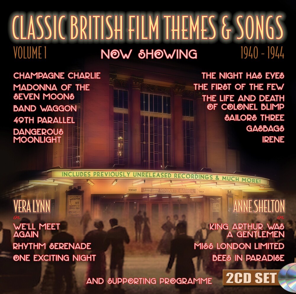 the album cover for Classic British Film Themes & Songs 1940-1944 / Va - Classic British Film Themes & Songs 1940-1944 / Va