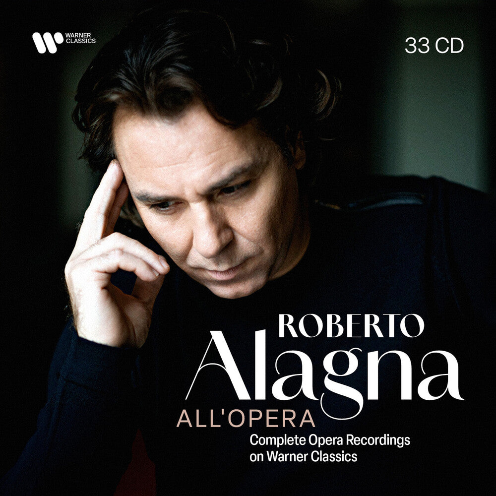 the album cover for ROBERTO ALAGNA - All'opera - Complete Opera Recordings