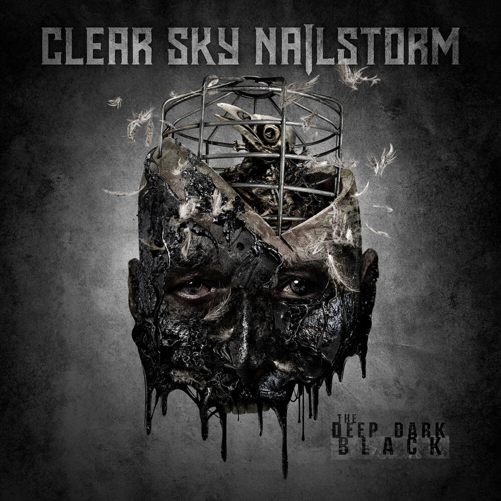 the album cover for Clear Sky Nailstorm - Deep Dark Black