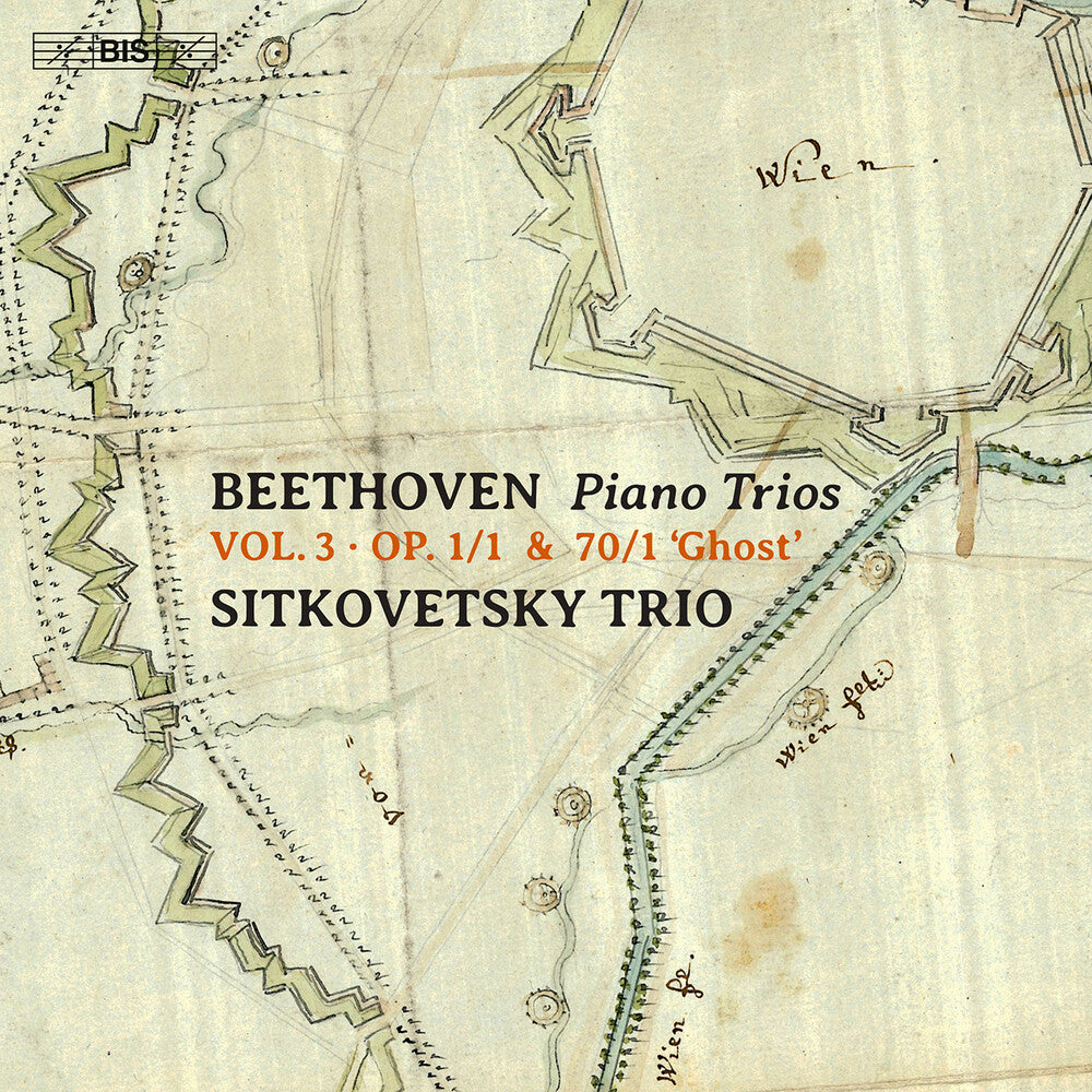 the album cover for L Beethoven .V. / Sitkovetsky Trio - Piano Trios, Vol. 3 (Hybr)