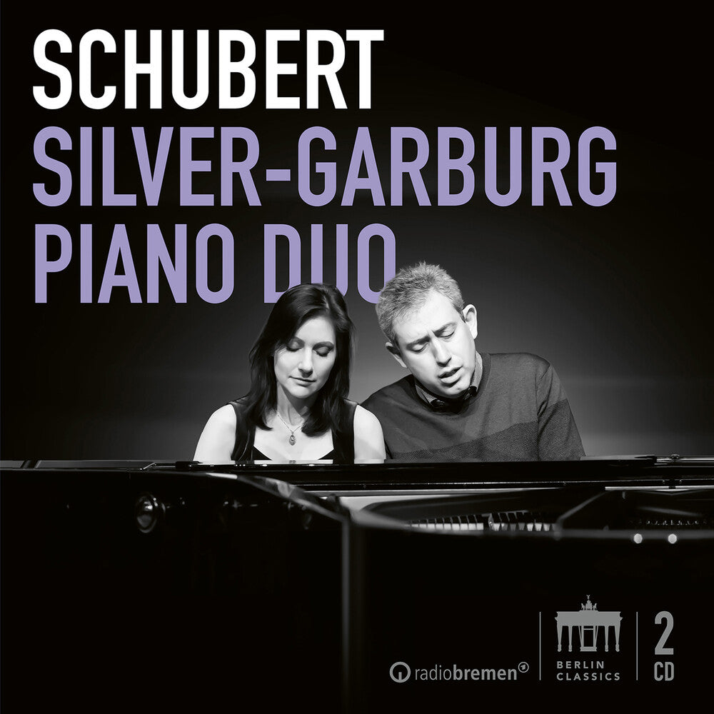 the album cover for Schubert / Silver-Garburg Piano Duo - Schubert