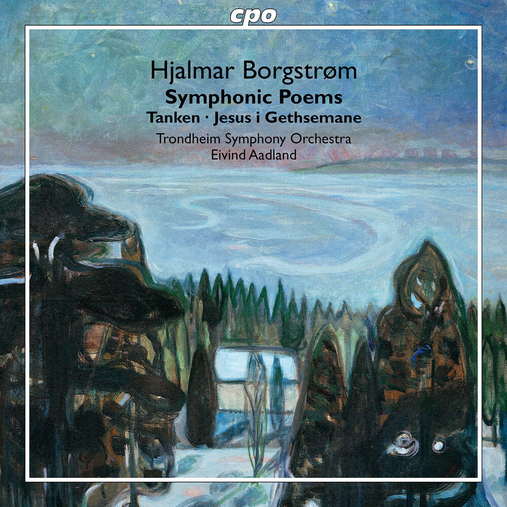 the album cover for Borgstrom / Trondheim Symphony Orchestra - Tanken; Jesus I Gethsemane