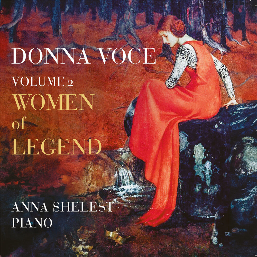 the album cover for Bonis / Mendelssohn / Shelest - Donna Voce, Vol. 2 - Women Of Legend