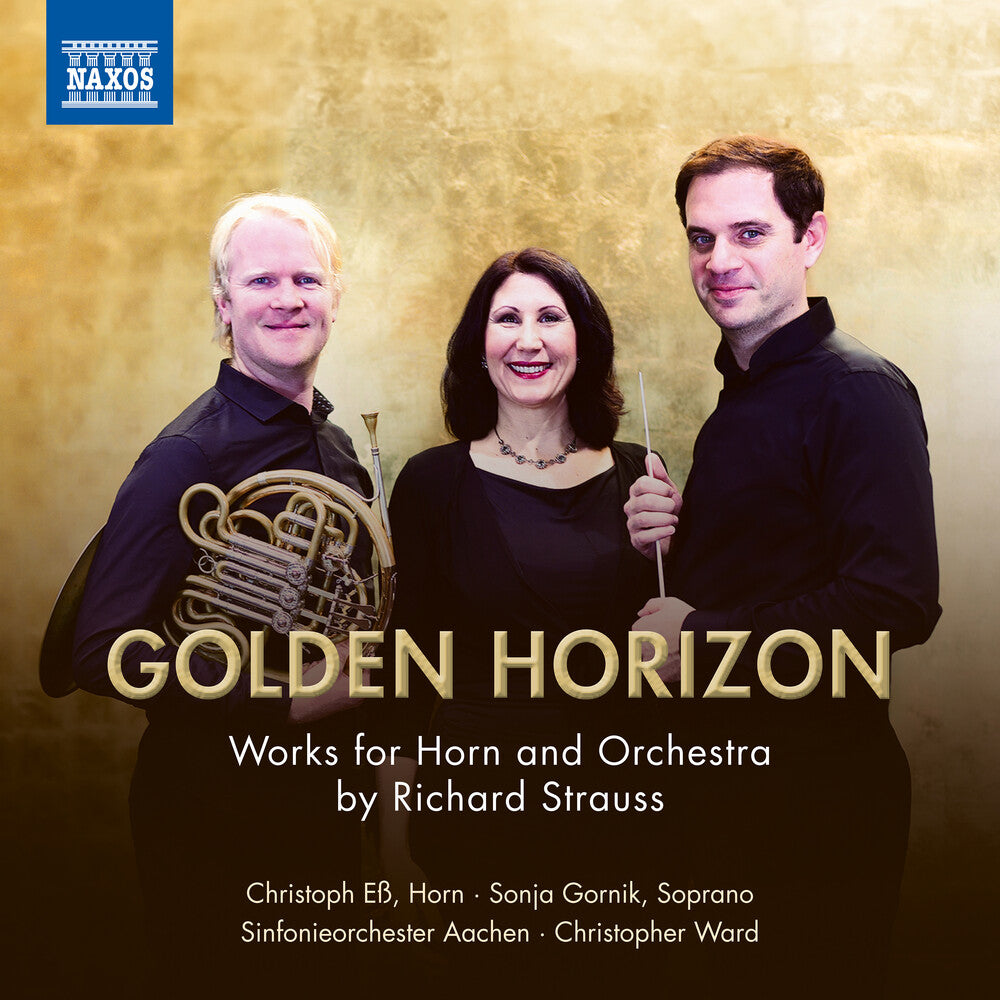 the album cover for Strauss / Ess / Sinfonieorchester Aachen - Golden Horizon