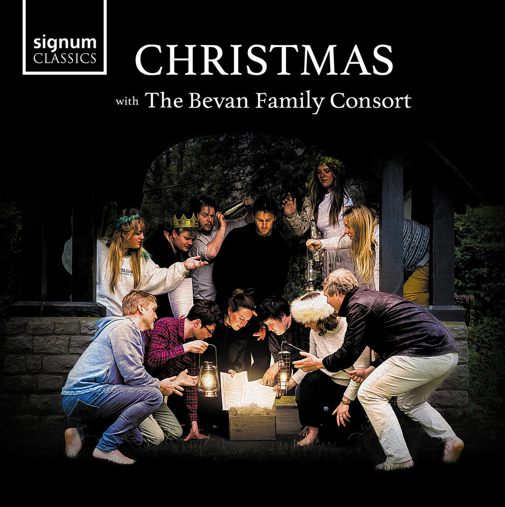 the album cover for Audelay / Chesterton / Bevan Family Consort - Christmas With The Bevan Family Consort