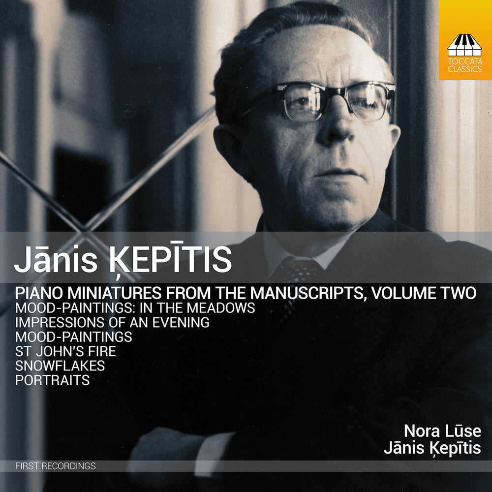 the album cover for Kepitis / Luse - Piano Miniatures From The Manuscripts, Vol. 2