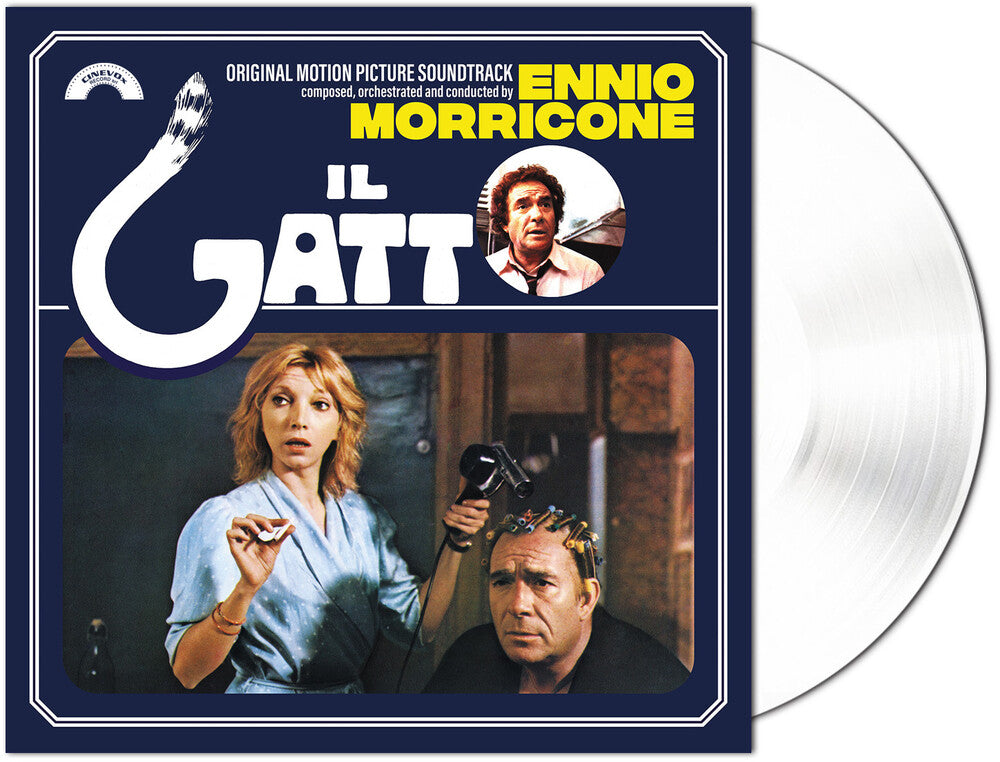 the album cover for Ennio Morricone  (Colv) (Ltd) (Ofgv) (Wht) (Ita) - Il Gatto - O.S.T. [Colored Vinyl] [Limited Edition] (Ofgv) (Wht) (Ita)