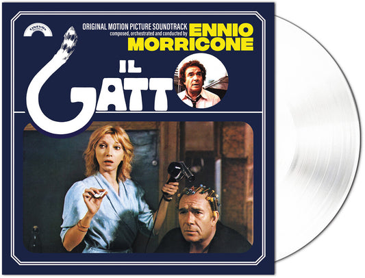 the album cover for Ennio Morricone  (Colv) (Ltd) (Ofgv) (Wht) (Ita) - Il Gatto - O.S.T. [Colored Vinyl] [Limited Edition] (Ofgv) (Wht) (Ita)