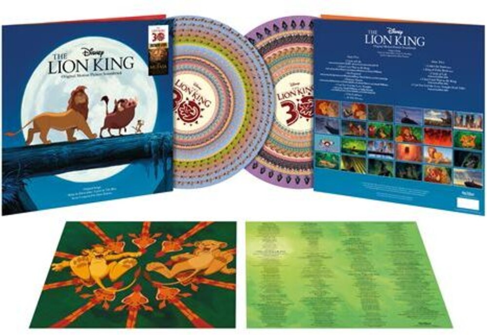 the album cover for Lion King: 30th Anniversary - O.S.T. (Ltd) (Pict) - Lion King: 30th Anniversary - O.S.T. [Limited Edition] (Pict)