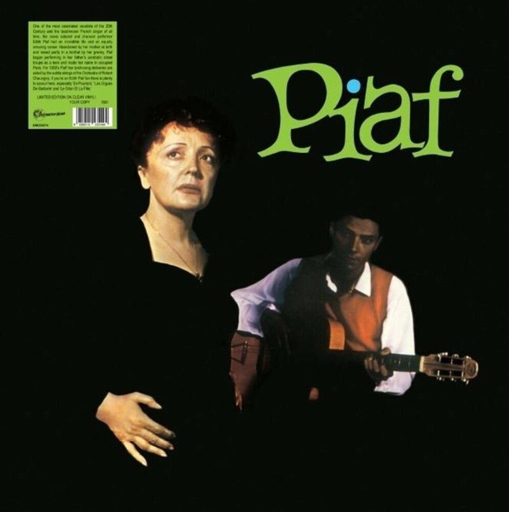 the album cover for Edith Piaf - Piaf [Clear Vinyl] [Limited Edition] (Uk)