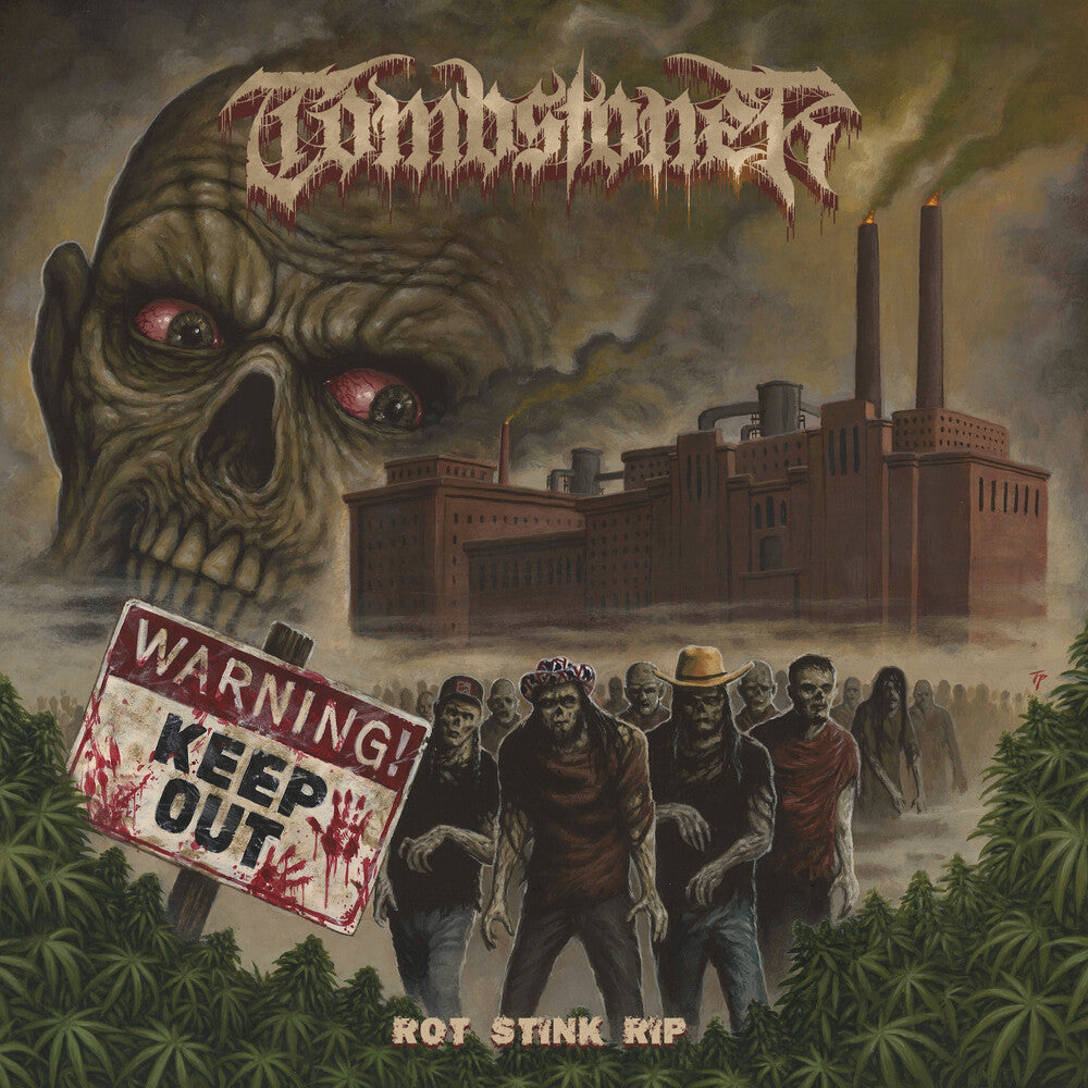 the album cover for Tombstoner - Rot Stink Rip