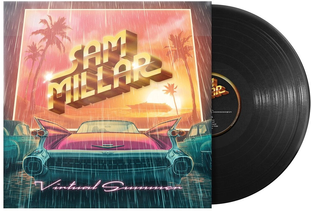 the album cover for Sam Millar - Virtual Summer